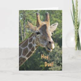 Giraffe Hey papa Kaart