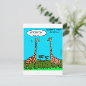 Giraffe Hickeys Funny Gifts T - shirts Mokken & Ka Briefkaart (Staand voorkant)