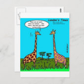Giraffe Hickeys Funny Gifts T - shirts Mokken & Ka Briefkaart (Voorkant / Achterkant)