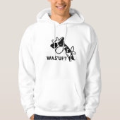 Giraffe Hoe gaat het? Hoodie (Voorkant)