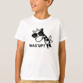 Giraffe Hoe gaat het? T-shirt (Voorkant)