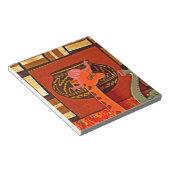 Giraffe Hoed Kunstprint Notitieblok (Schuin)