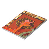 Giraffe Hoed Kunstprint Notitieblok (Linkerzijde)