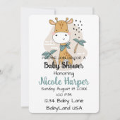 Giraffe Holiday Kaart (Voorkant)