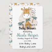 Giraffe Holiday Kaart (Voorkant / Achterkant)