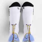 GIRAFFE & HONEYBEE THEE door Jeff Willis Sokken (Top)