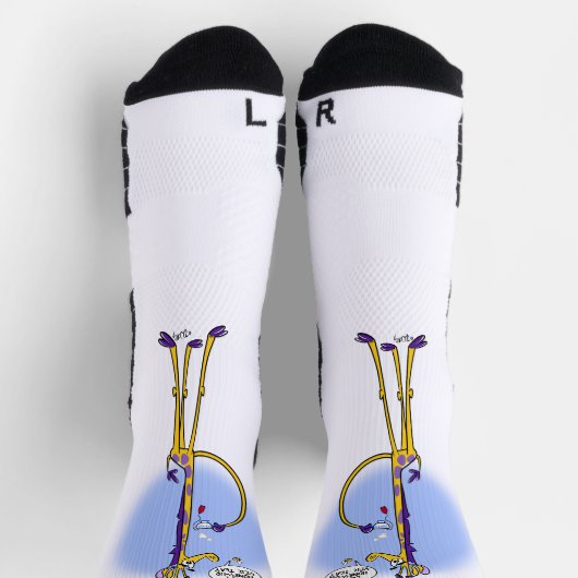 GIRAFFE & HONEYBEE THEE door Jeff Willis Sokken (Top)