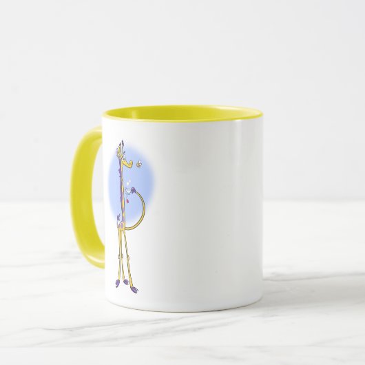 GIRAFFE & HONINGBIJENTHEE door Jeff Willis Mok (Voorkant links)