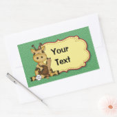 Giraffe Honkbal Sticker (Envelop)