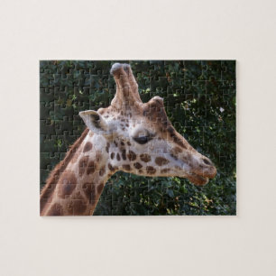 Giraffe Hoofd Jigzaag Puzzle Legpuzzel