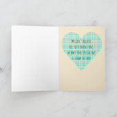 Giraffe Hot Air Ballon Boy 1st Birthday Kaart (Binnen)