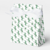 Giraffe Hot Pink en Black Silhouette Bedankdoosjes (Voorkant Zijde)