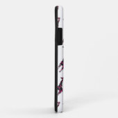 Giraffe Hot Pink en Black Silhouette Case-Mate iPhone Case (Achterkant/rechts)