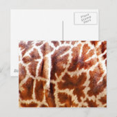 Giraffe Huid_ Briefkaart (Voorkant / Achterkant)