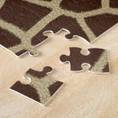 Giraffe Huid Jigzaag Puzzle Legpuzzel (Zijkant)