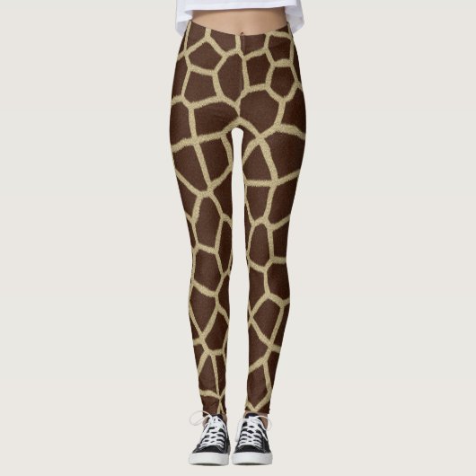 Giraffe Huid Leggings (Voorkant)