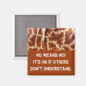 Giraffe Huid_ Magneet (Voorkant / Achterkant)
