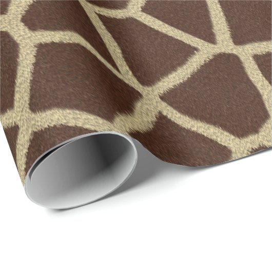 Giraffe huidafdruk cadeaupapier (Rol Hoek)