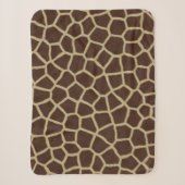 Giraffe Huidbaby Bazel Klein Sherpa Deken (Voorkant)