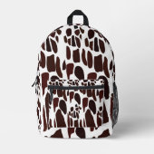 Giraffe Huidpatroon Bedrukte Rugzak (Voorkant)