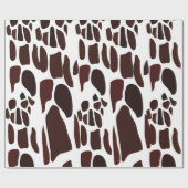 Giraffe Huidpatroon Cadeaupapier (Vlak)