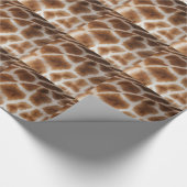 Giraffe huidpatroon inpakpapier (Hoek)