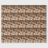 Giraffe huidpatroon inpakpapier (Vlak)