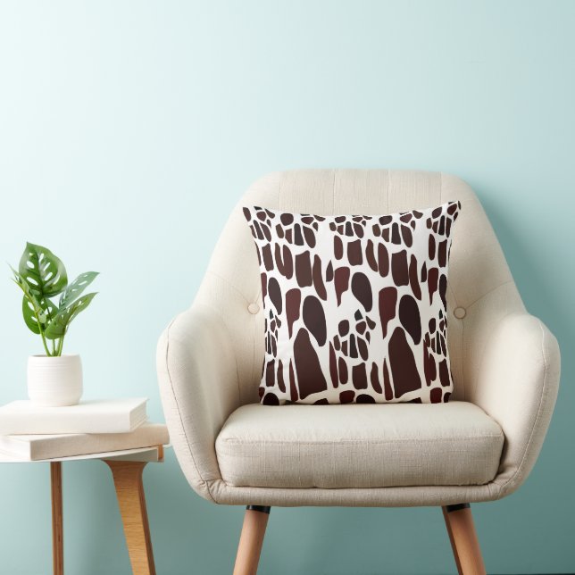 Giraffe Huidpatroon Kussen (Stoel)