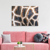 Giraffe huidpatroon omhoog dicht canvasdruk canvas afdruk (Insitu (Woonkamer))