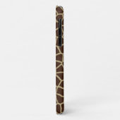 Giraffe huidstructuur donkerbruin patroon Case-Mate iPhone case (Achterkant/links)