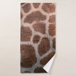 Giraffe huidtextuur badhanddoek