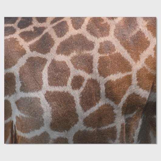 Giraffe huidtextuur cadeaupapier (Vlak)