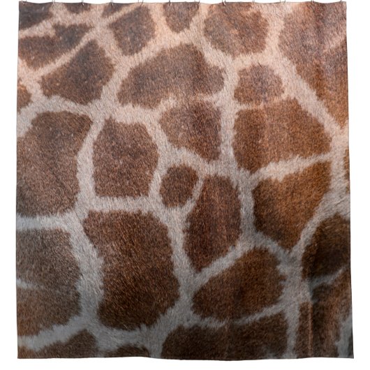 Giraffe huidtextuur douchegordijn (Voorkant)