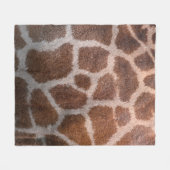 Giraffe huidtextuur fleece deken (Voorkant (Horizontaal))