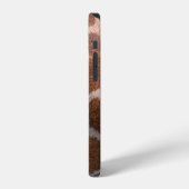 Giraffe huidtextuur iPhone hoesje (Linkerkant)