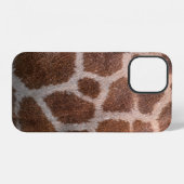 Giraffe huidtextuur iPhone hoesje (Achterkant horizontaal)