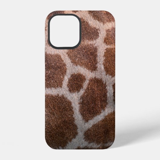 Giraffe huidtextuur iPhone hoesje (Achterkant)