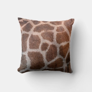 Giraffe huidtextuur kussen