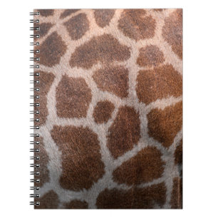 Giraffe huidtextuur notitieboek