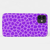 Giraffe Huidtextuur Paarse Patroon Case-Mate iPhone Case (Achterkant (horizontaal))