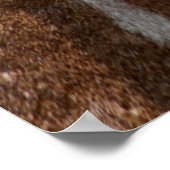 Giraffe huidtextuur poster (Hoek)