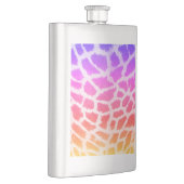 Giraffe Huidtextuur Rainbow Kleurenpatroon Flacon (Rechts)