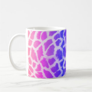 Giraffe Huidtextuur Rainbow Kleurenpatroon Koffiemok