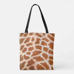 Giraffe Huidtextuur Realistisch Patroon-14425 Tote Bag