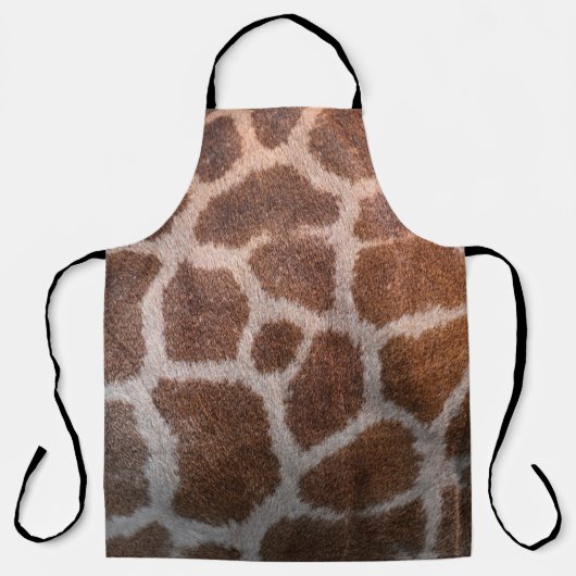 Giraffe huidtextuur schort (Voorkant)