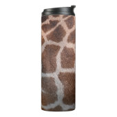 Giraffe huidtextuur thermosbeker (Gedraaid links)