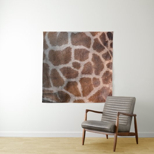 Giraffe huidtextuur wandkleed (In Situ (horizontaal))