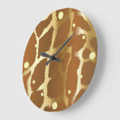 Giraffe Huidwandklok Grote Klok (Hoek)