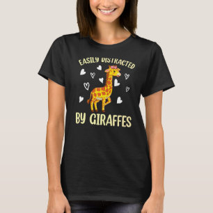 Giraffe I gemakkelijk verstoord door Giraffes die T-shirt
