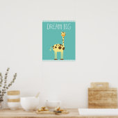 Giraffe ı Kinder room Poster (Keuken)